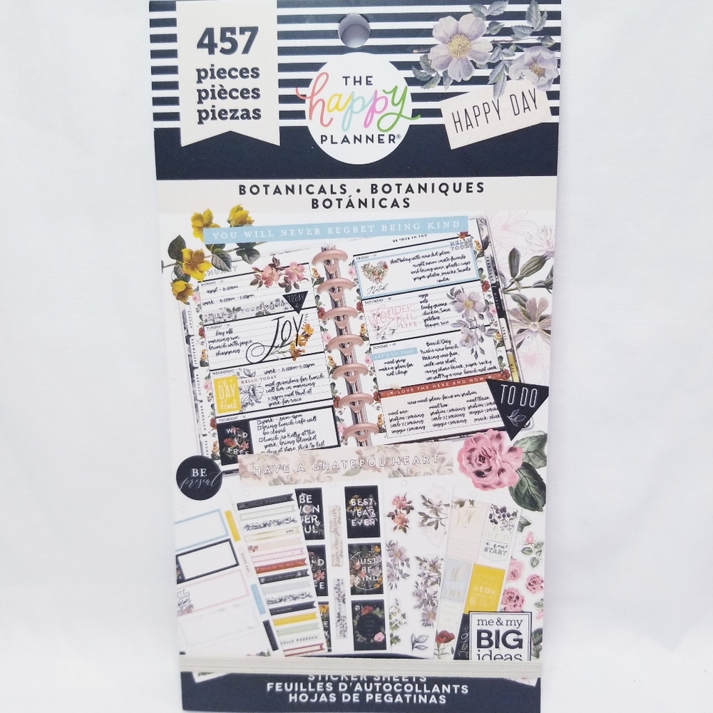 The Happy Planner Botanicals 457 Sticker Book